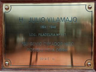 Placa del Hermano Julio Vilamajó