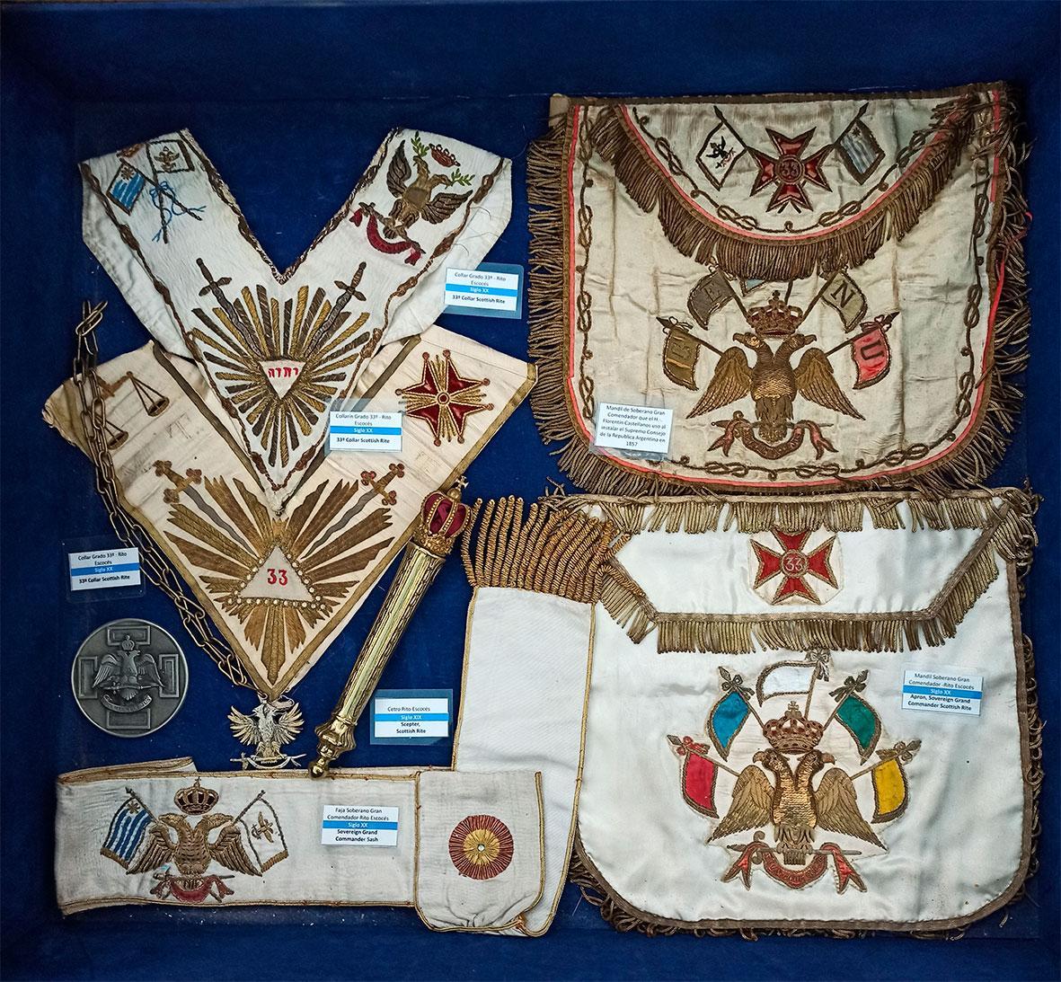 Paramentos masónicos Grado 33 REAA